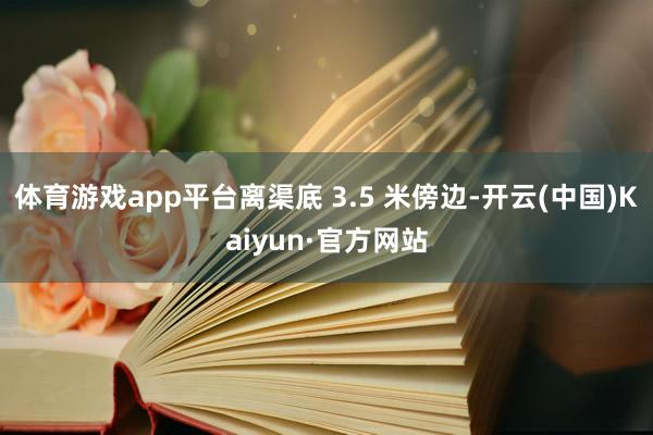 体育游戏app平台离渠底 3.5 米傍边-开云(中国)Kaiyun·官方网站